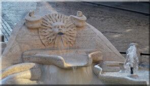 fontane di piazza di Spagna e Trinità dei Monti