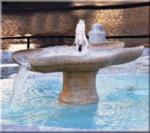 fontane di piazza di Spagna e Trinità dei Monti